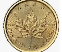 1 oz Canadian Gold Maple Leaf Coin